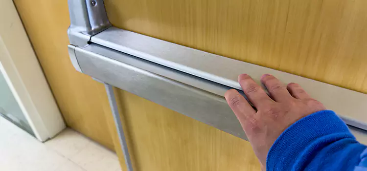 Installing a Push Bar on a Door Pocatello